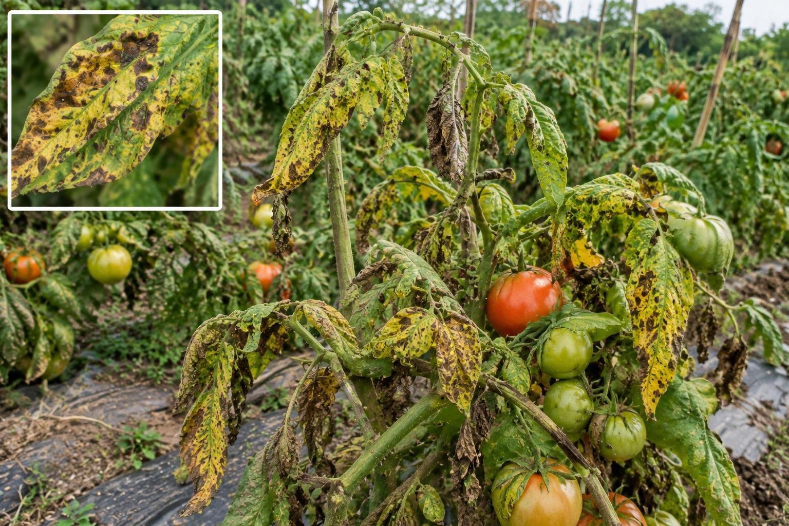 টমেটুর ছত্রাকজনিত রোগ: লক্ষণ, কারণ ও কার্যকর দমন পদ্ধতি